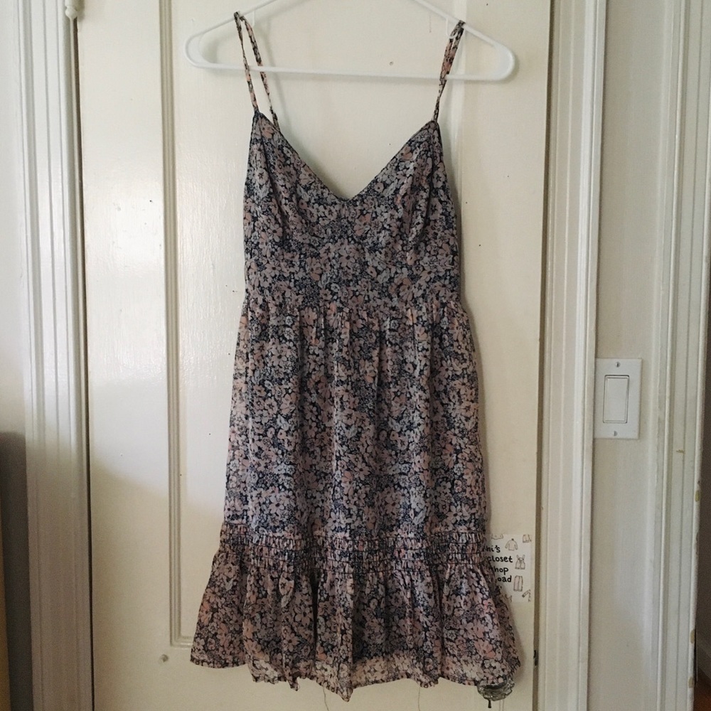 Floral chiffon dress